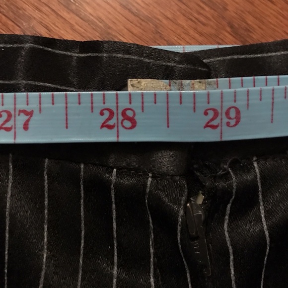 Silky dress pin stripe pajama pants 28/28 - high waist - Picture 6 of 12